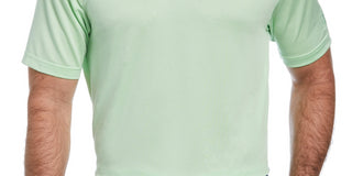 PGA Tour Men's Space Dye Texture Golf Polo Shirt Green Size X-Large