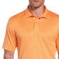 PGA Tour Men's Space Dye Texture Golf Polo Shirt Orange Size X-Large