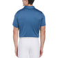 PGA Tour Men's Blurred Chest Stripe Golf Polo Blue Size Large