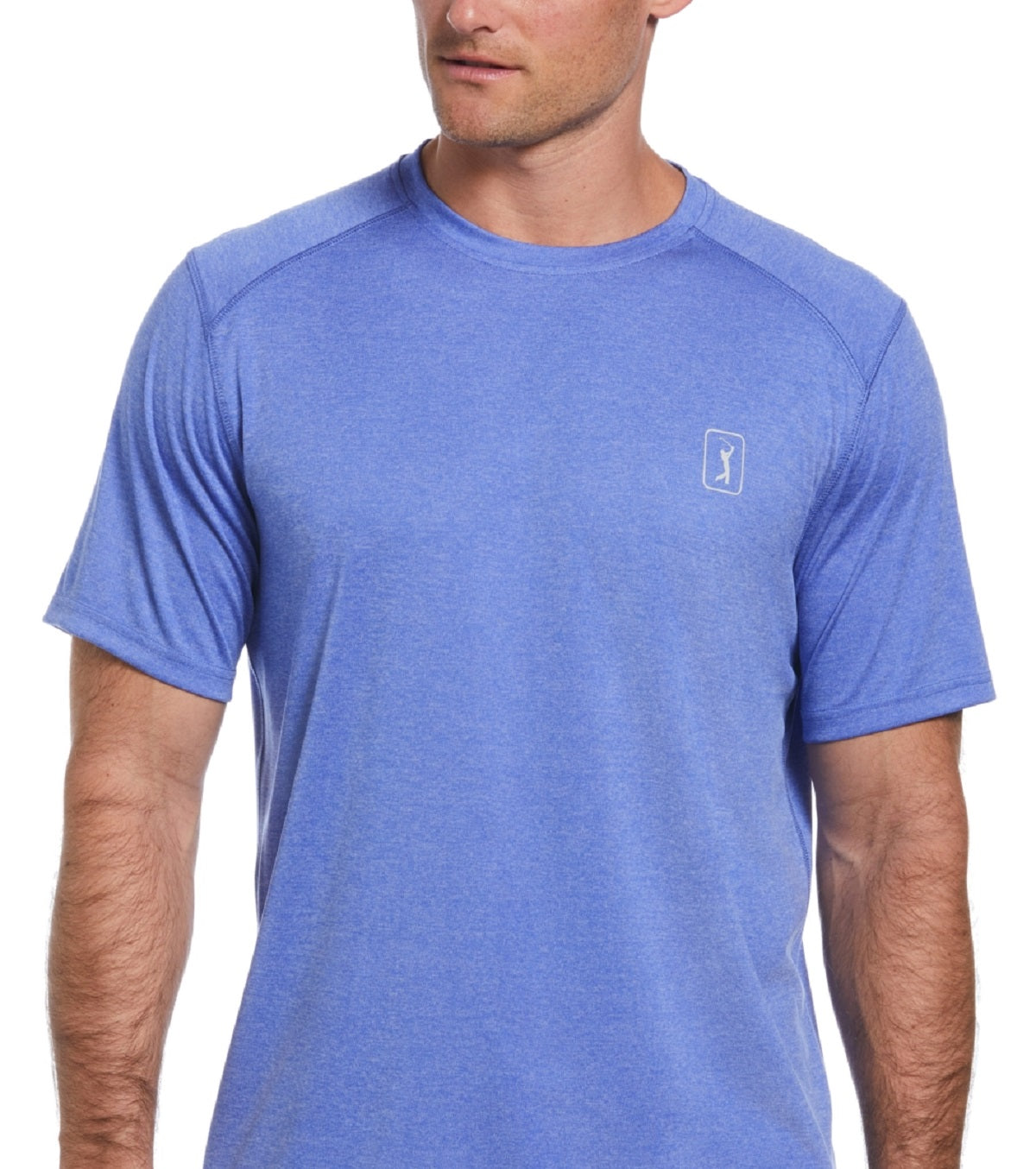 PGA Tour Men's Performance Golf T-Shirt Blue Size Large