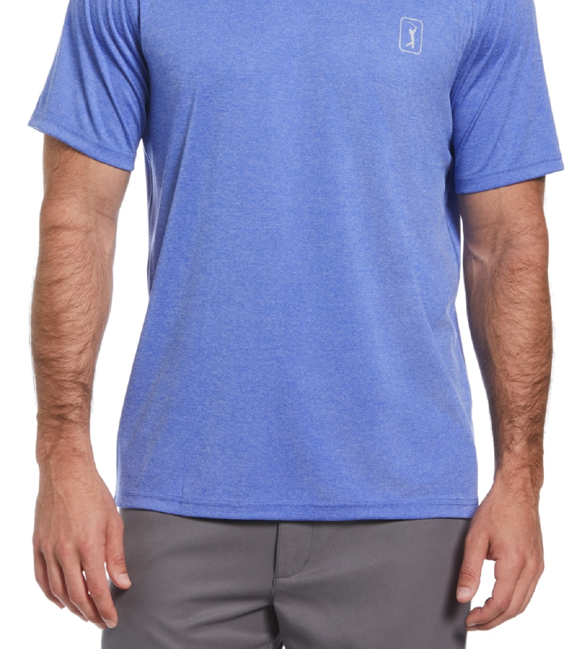 PGA Tour Men's Performance Golf T-Shirt Blue Size Large