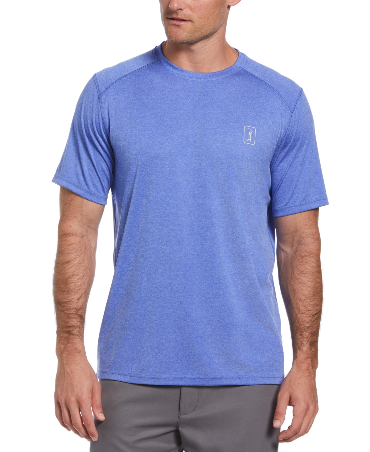 PGA Tour Men's Performance Golf T-Shirt Blue Size Large