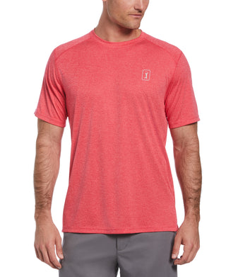 PGA Tour Men's Performance Golf T-Shirt Pink Size X-Large