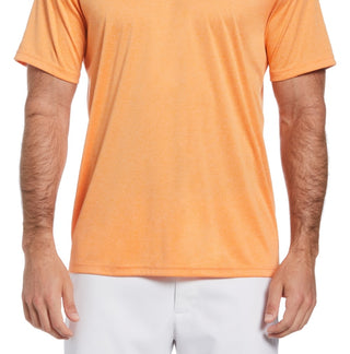 PGA Tour Men's Performance Golf T-Shirt Orange Size Small