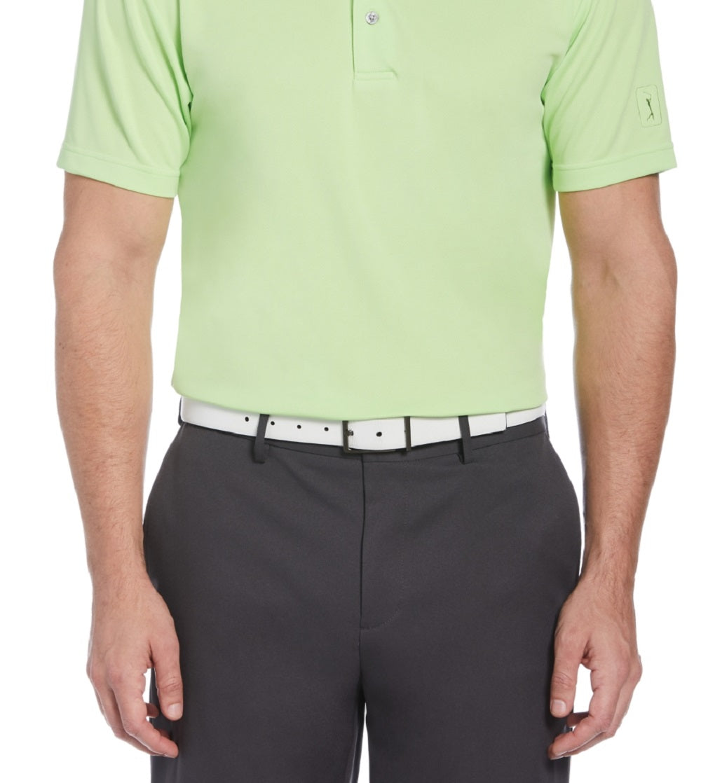PGA Tour Men's Airflux Golf Polo Green Size Small