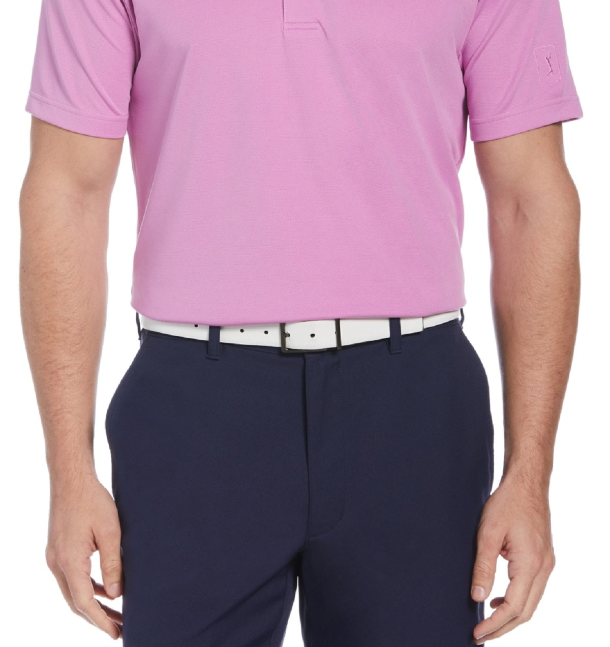 PGA Tour Men's Airflux Golf Polo Purple Size XX-Large