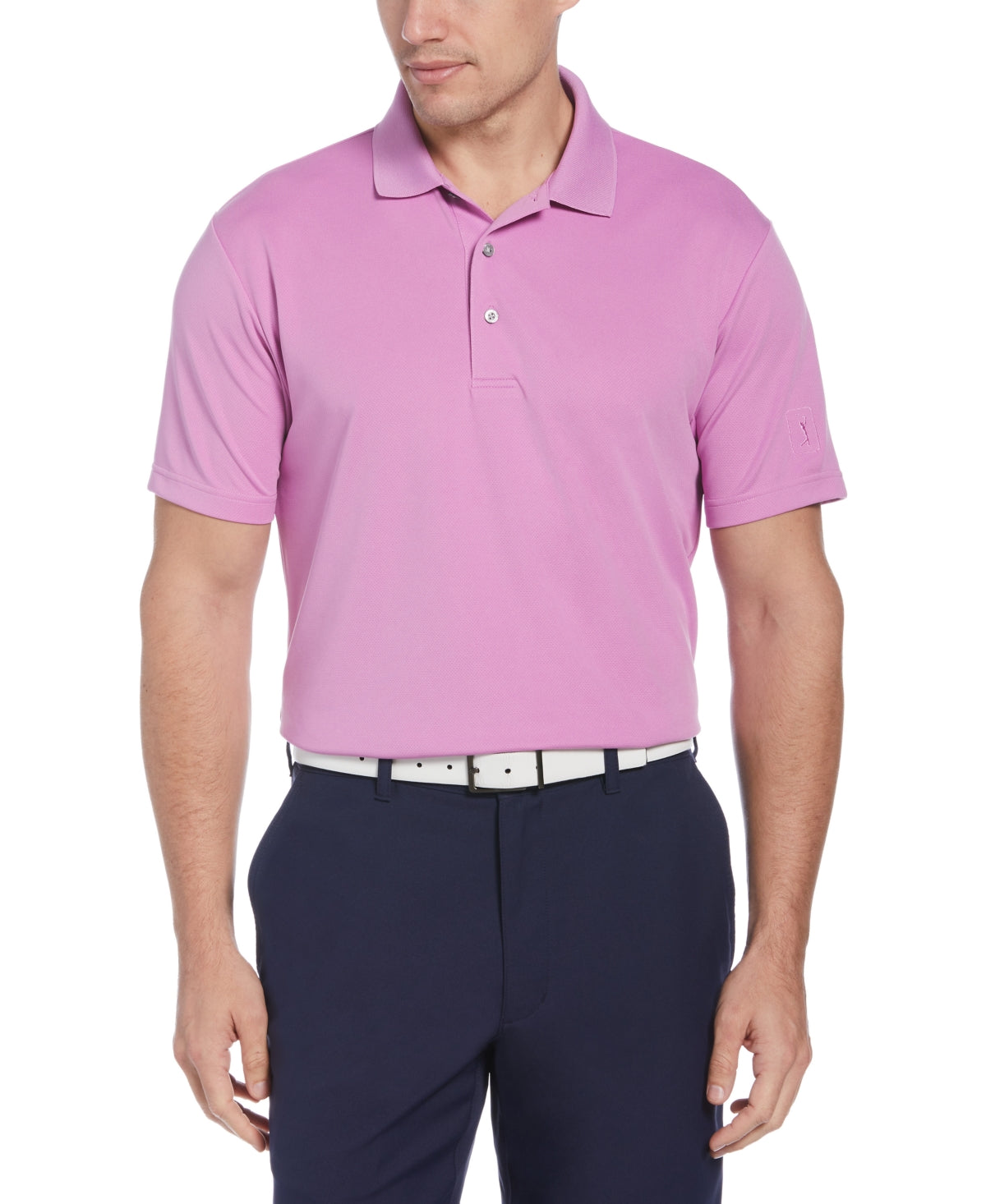 PGA Tour Men's Airflux Golf Polo Purple Size XX-Large