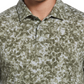 PGA Tour Men's Distorted Floral Camo Print Short Sleeve Golf Polo Shirt Green Size XX-Large