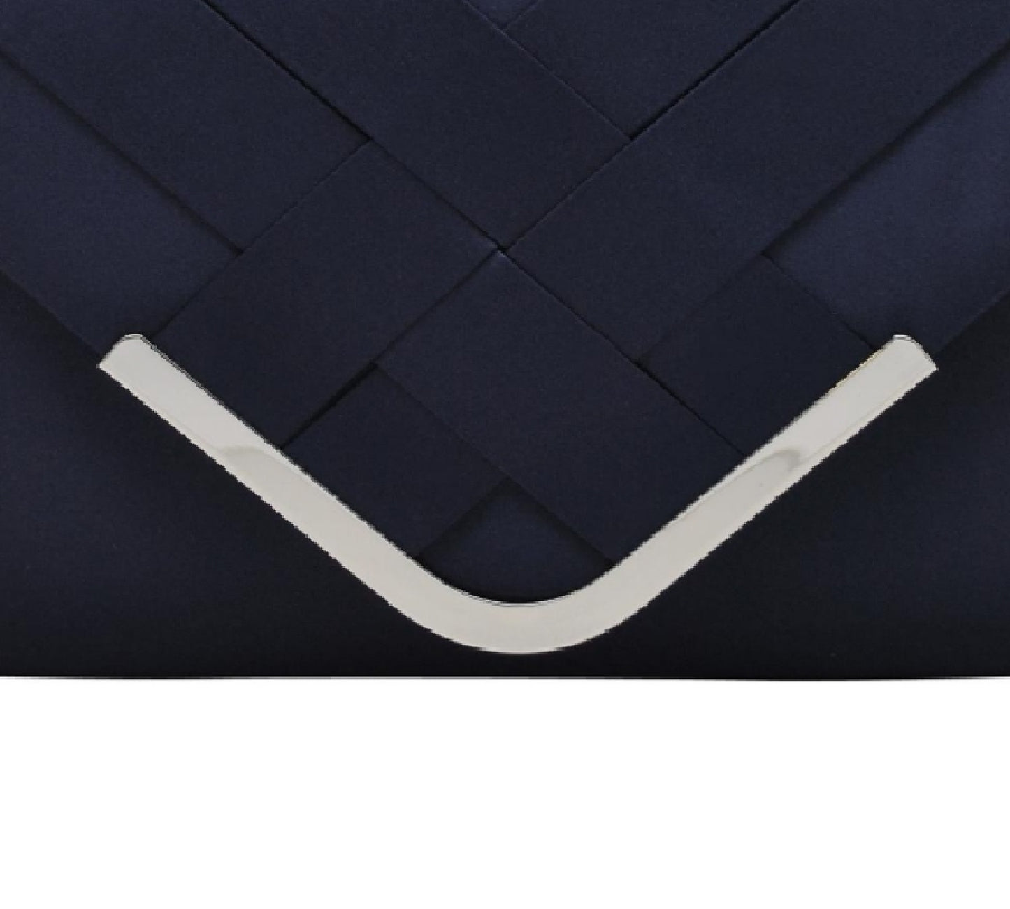 La Regale Women's Teagan Crisscross Structured Envelope Bag Blue Size Regular