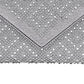 La Regale Women's Alina Diamond Crystal Envelope Bag Gray Size Regular