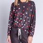 Pj Salvage - Kiss Me Goodnight Long Sleeve Lounge Top Rbkgls