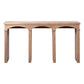 Rustic Archway Console Table – 60" Long Entryway Table with Decorative Arched Legs
