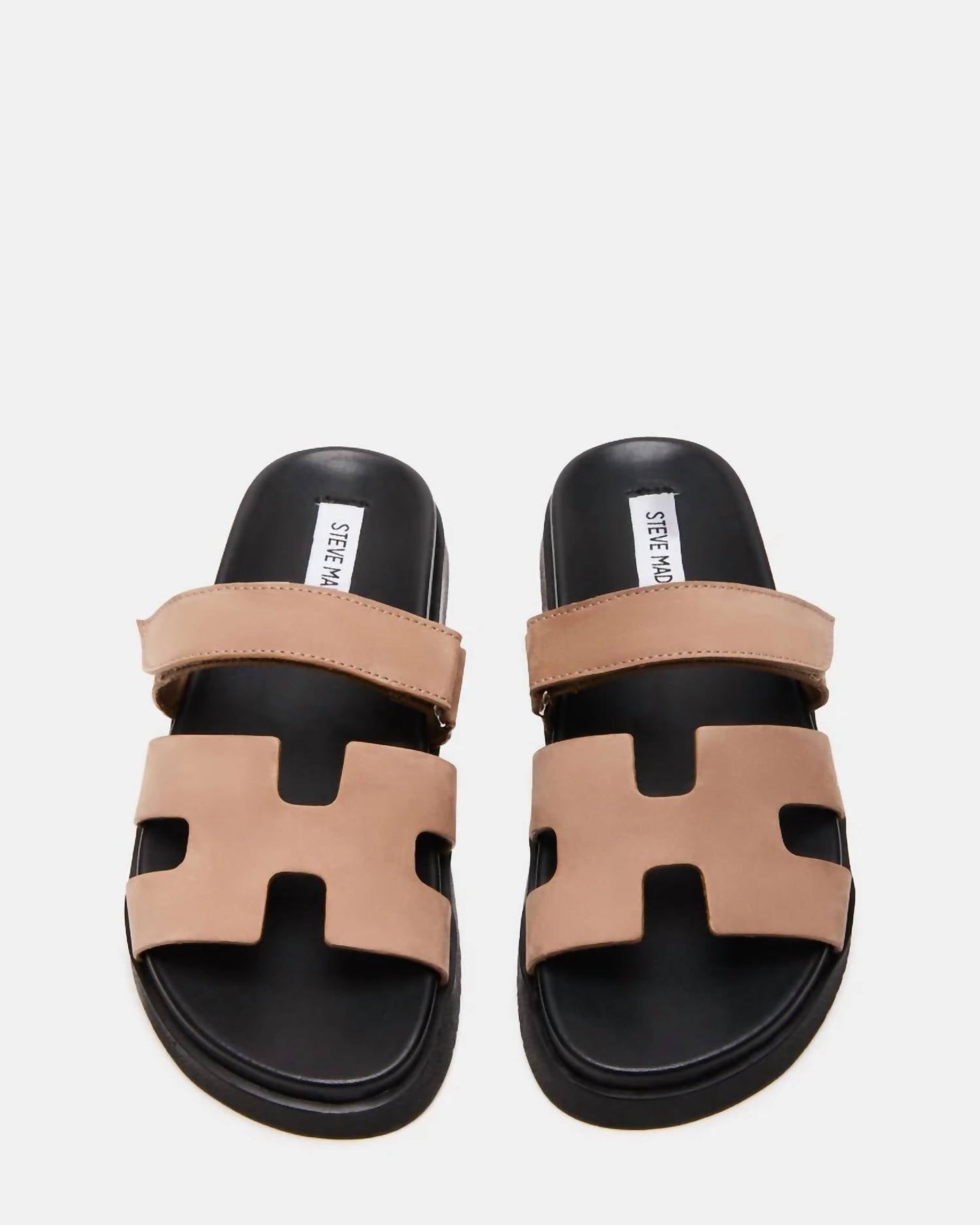 Steve Madden - Women's Mayven Leather Flatform Slides