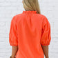 Caryn Lawn - Anna V Neck Top