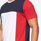 Tommy Hilfiger Men's Modern Essentials Colorblocked Cotton T-Shirt Blue Size Large