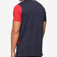 Tommy Hilfiger Men's Modern Essentials Colorblocked Cotton T-Shirt Blue Size XX-Large