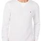 Tommy Hilfiger Men's Long Sleeve Thermal Shirt White Size Large