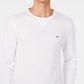 Tommy Hilfiger Men's Long Sleeve Thermal Shirt White Size X-Large