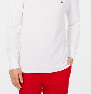 Tommy Hilfiger Men's Long Sleeve Thermal Shirt White Size X-Large