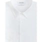 Calvin Klein Men's Slim Fit Non Iron Performance Herringbone Point Collar Dress Shirt White Size 15.5X32X33