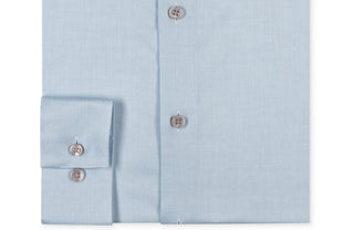 Calvin Klein Men's Slim Fit Non Iron Point Collar Dress Shirt Blue Size 18X34X35