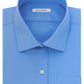 Van Heusen Men's Classic Fit Wrinkle Free Flex Collar Stretch Dress Shirt Blue Size 15.5X34X35