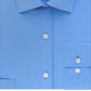 Van Heusen Men's Classic Fit Wrinkle Free Flex Collar Stretch Dress Shirt Blue Size 15.5X34X35