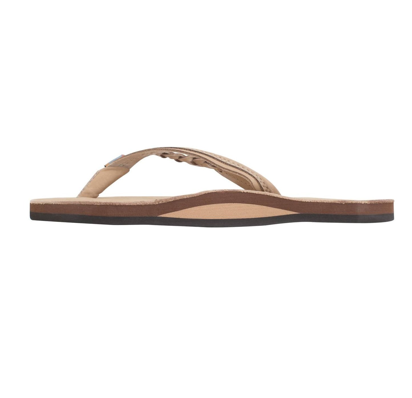 Rainbow Sandals - Women's Flirty Braidy Double Layer Leather Sandal
