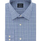 Arrow Men's Classic Fit Windowpane Dress Shirt Blue Size Medium