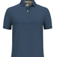 Tommy Hilfiger Men's Custom Fit Th Flex Bain Embroidered Logo Polo Shirt Blue Size X-Large