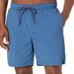 Tommy Hilfiger Men's Solid Swim Trunks Blue Size XX-Large