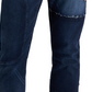Tommy Jeans Men's Cooper Patchwork Slim Blue Size 38X34