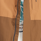 Tommy Hilfiger Men's Rain Regatta Colorblocked Hooded Jacket Brown Size M
