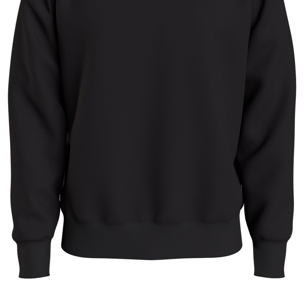 Tommy Jeans Men's Logo Crewneck Black Size X-Large