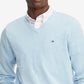 Tommy Hilfiger Men's Signature Solid V Neck Sweater Blue Size X-Large