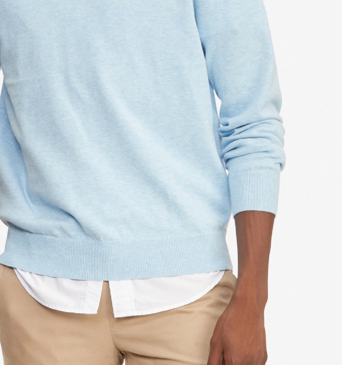 Tommy Hilfiger Men's Signature Solid V Neck Sweater Blue Size X-Large