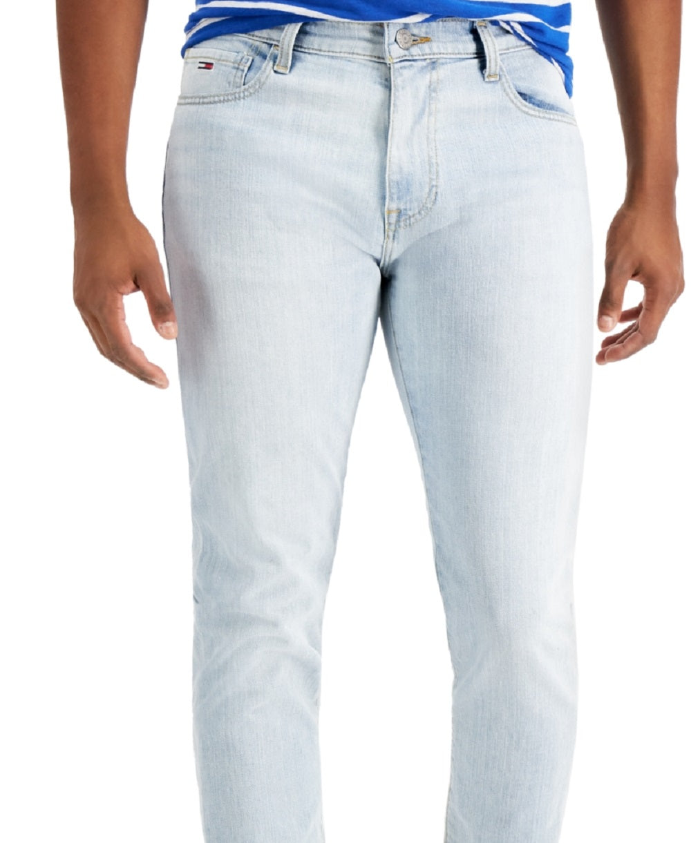 Tommy Hilfiger Men's Slim Fit Adam Tapered Jeans Blue Size 34X32