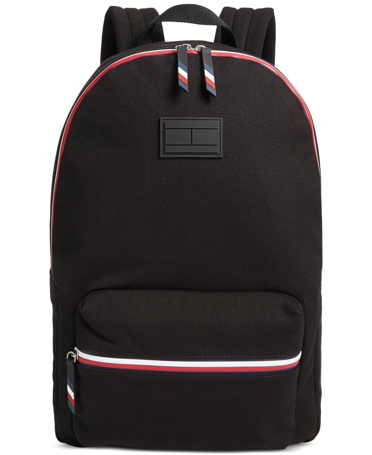 Tommy Hilfiger Men's Sean Corps Stripe Trim Backpack Black Size Regular