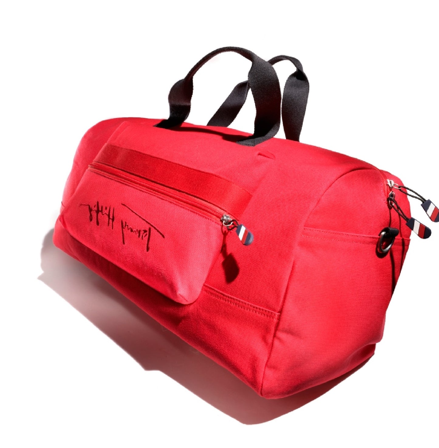 Tommy Hilfiger Men's Sean Signature Canvas Duffel Bag Red Size Regular