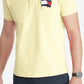 Tommy Hilfiger Men's Alwyn Custom Fit Th Flex Polo Shirt Yellow Size Large