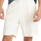 Tommy Hilfiger Men's Garment Dyed Cotton Sweat Shorts White Size Large