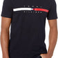 Tommy Hilfiger Men's Flag Stripe Short Sleeve T-Shirt Blue Size X-Large