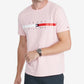 Tommy Hilfiger Men's Flag Stripe Short Sleeve T-Shirt Pink Size XX-Large