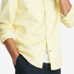 Tommy Hilfiger Men's Th Flex Oxford Custom Fit Shirt Yellow Size Medium