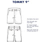 Tommy Hilfiger Men's 9 Th Flex Shorts Orange Size 40