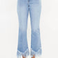 Kancan - Women's High Rise Crop Bootcut Denim Pants