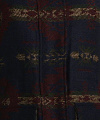 Coffeeshop - Mixed Media Aztec Print Coat