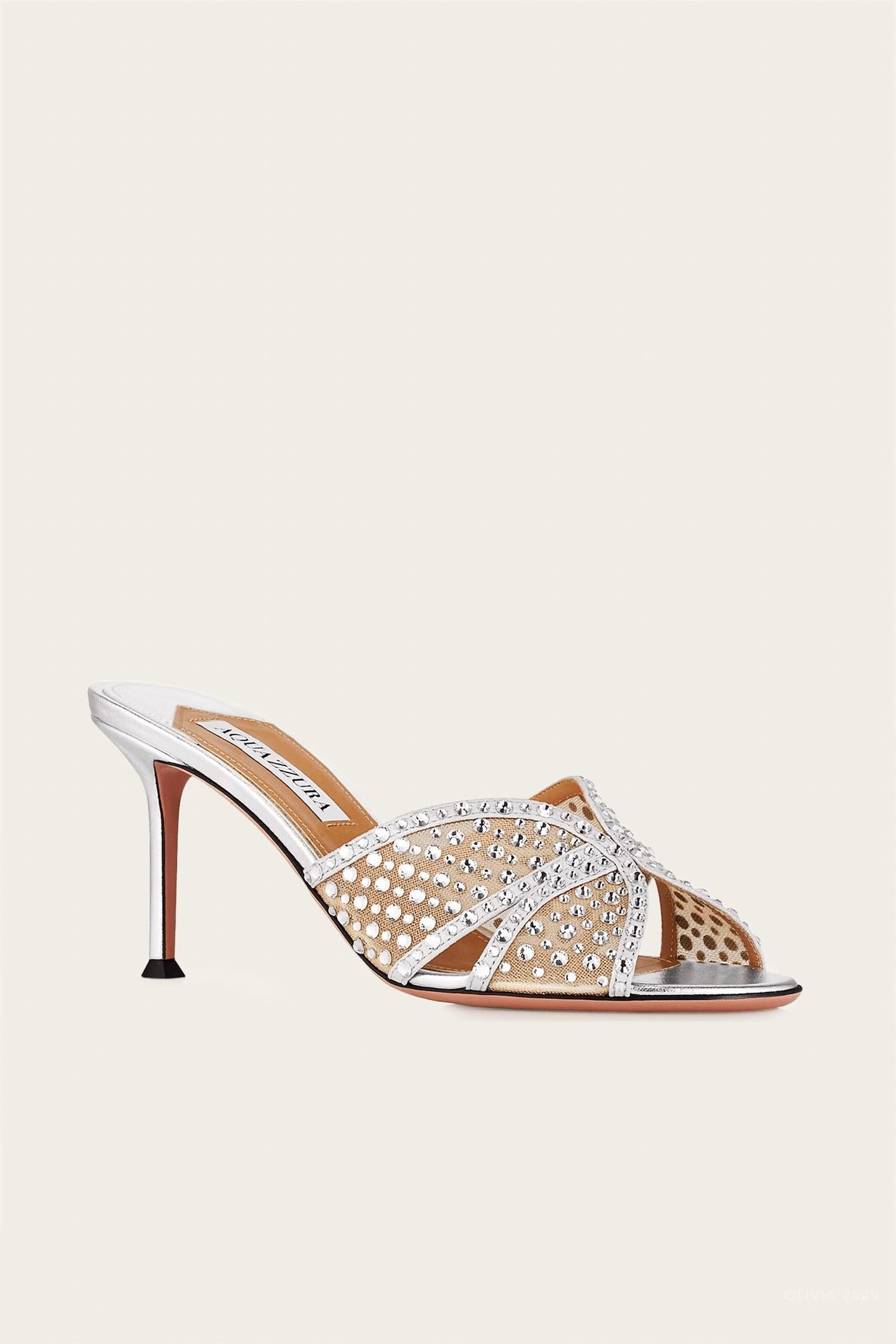 Aquazzura - Women's Crystal Lover Mule