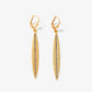 La Vie Parisienne - Long Leaf Earrings