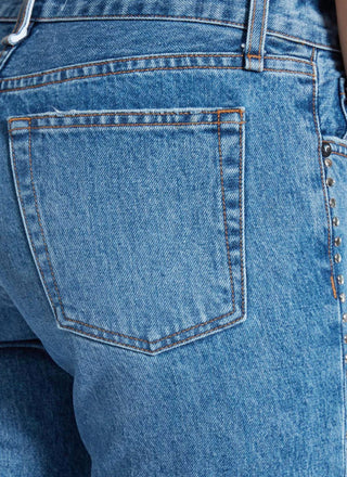 Askk Ny - Low Rise Straight Jeans